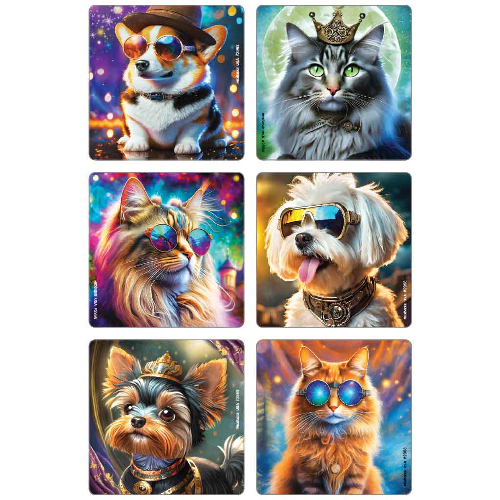 Butterfly Foil Asst. Stickers