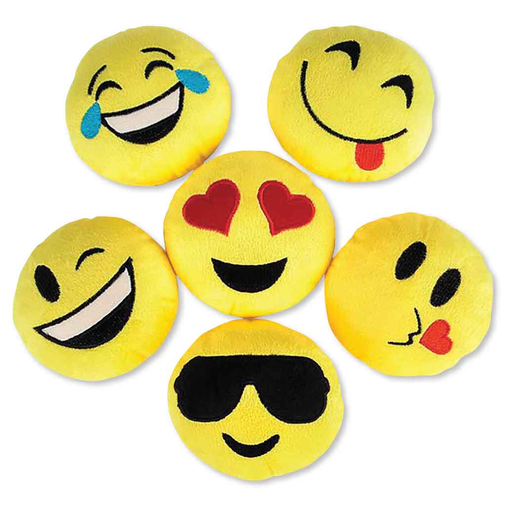 Plush Emoji Smile Faces