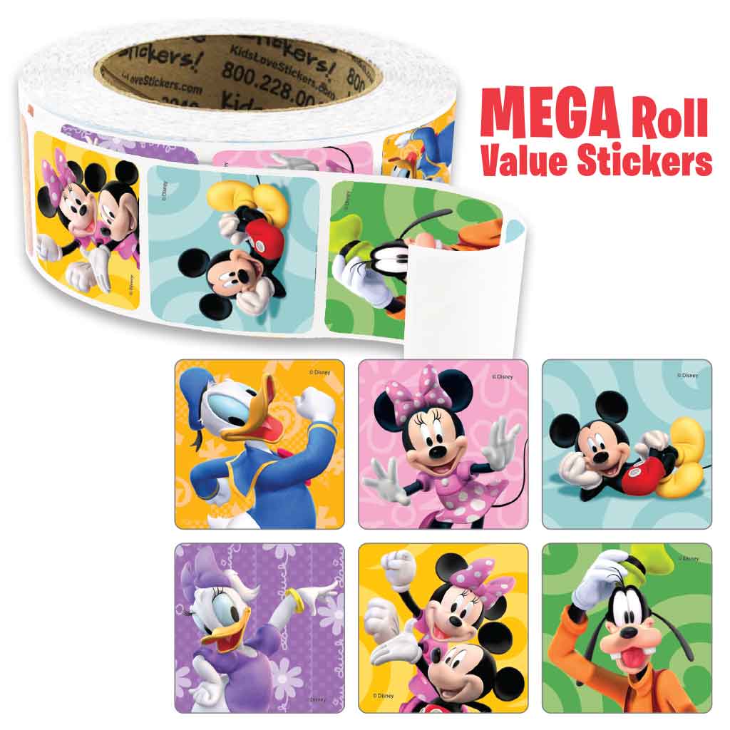 Mickey Mouse Clubhouse Mega Roll Value Stickers
