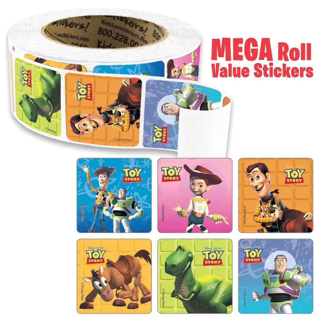 Toy Story Mega Roll Value Stickers