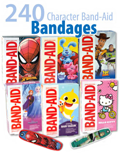 Character Band-Aid Sampler