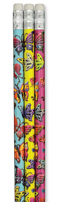 Bold Butterflies Pencils