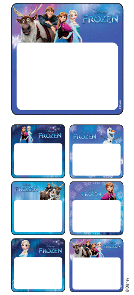 Personalized Frozen Stickers