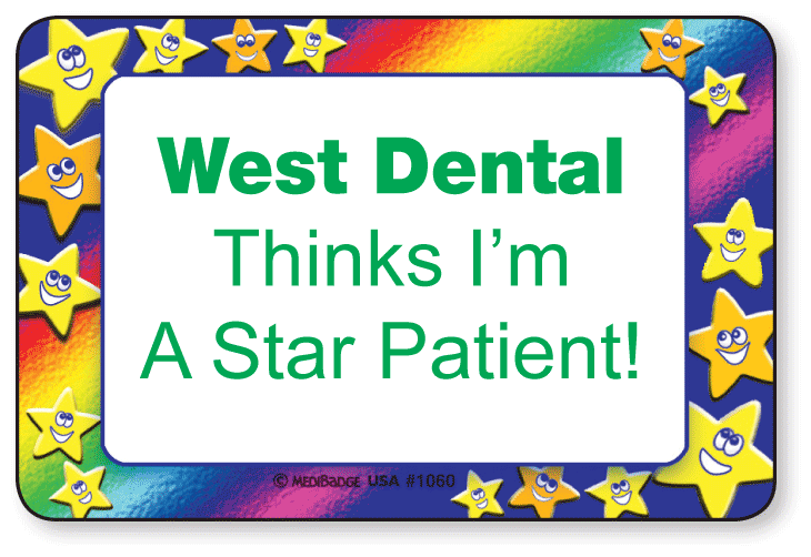 Personalized Happy Stars Stickers