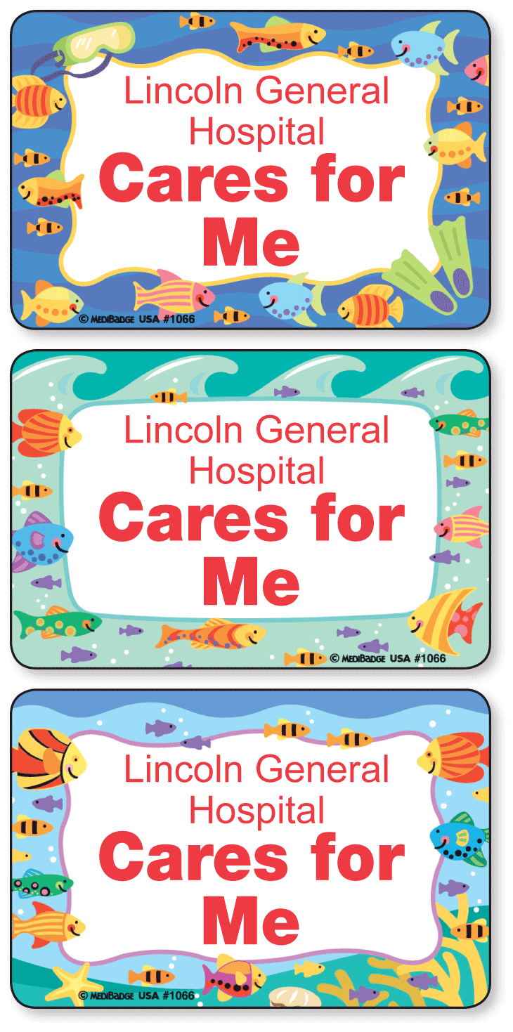 Personalized Tropical Fish Stickers