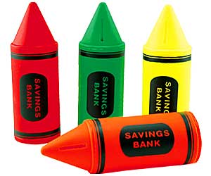 Crayon Coin Banks