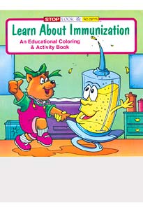 Learn About Immunization Coloring Books