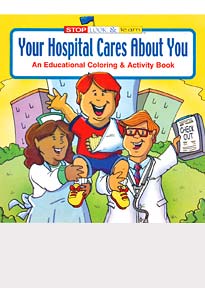 Your Hospital Cares About You Coloring Books