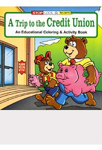 Trip to The Credit Union Coloring Books