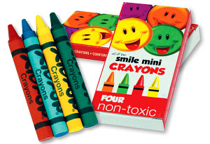 Smile Mini Crayon 4-Packs