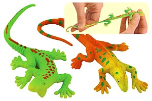 Stretchy Painted Lizard Toys