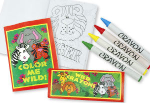 Wild Animal Coloring Activity Sets