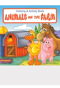 Animals On The Farm Coloring Books