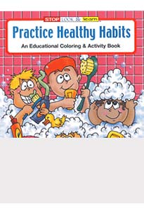 Practice Healthy Habits Coloring Books