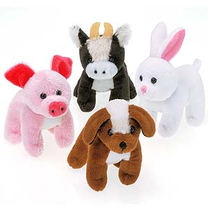 Plush Baby Barnyard Animal Toys