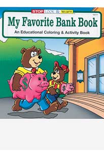 My Favorite Bank Coloring Books