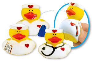 Nurse Rubber Ducky Squirt Toys