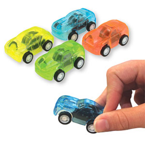 Transparent Pull-Back Racers Toys