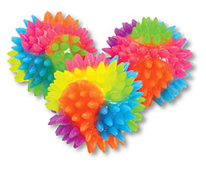 Multi-Color Spikey Balls