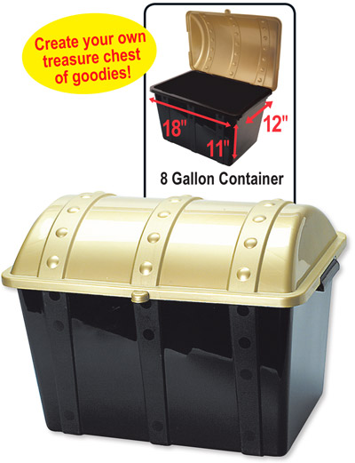 Plastic Treasure Chest Toy