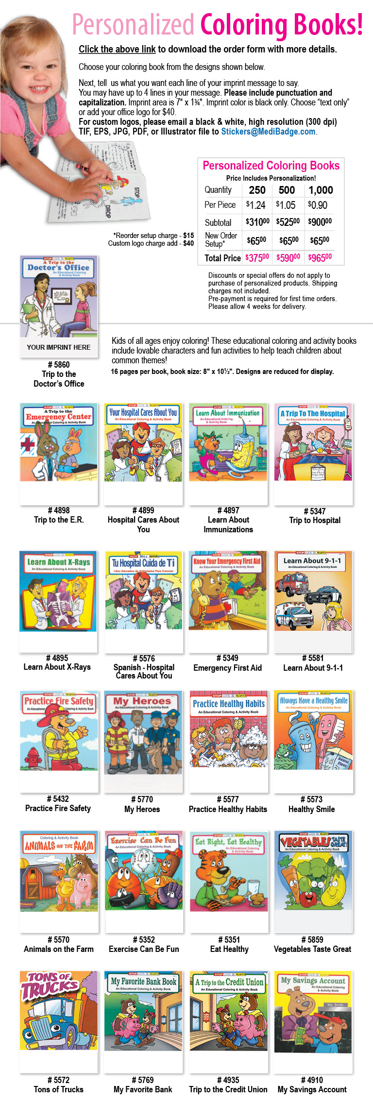 Personalized Coloring Books